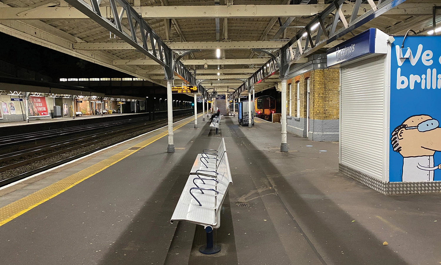 Platforms with canopies