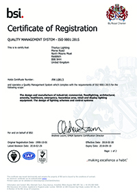 BS EN ISO 9001:2015 Certificate