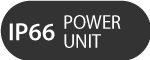 Ingress Protection Rating IP66 (power unit)